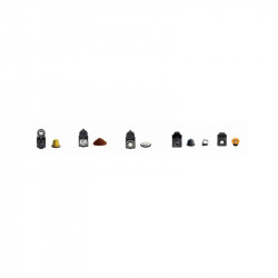 Espressor cu cafea boabe si capsule Oliver Voltz OV51171L8M, 2672W, 2 L, 5 adaptoare, 19 bar, Rasnita incorporata, Negru