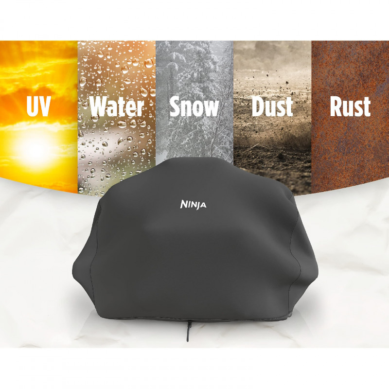 Husa pentru gratar Ninja Woodfire XSKCOVEREUUK, Model OG701, Impermeabil, Negru
