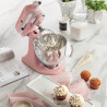 Mixer planetar KitchenAid Artisan Elegance 5KSM175PSEDR, 300 W, 4.8 l, Acționare directă, 10 viteze, Roz