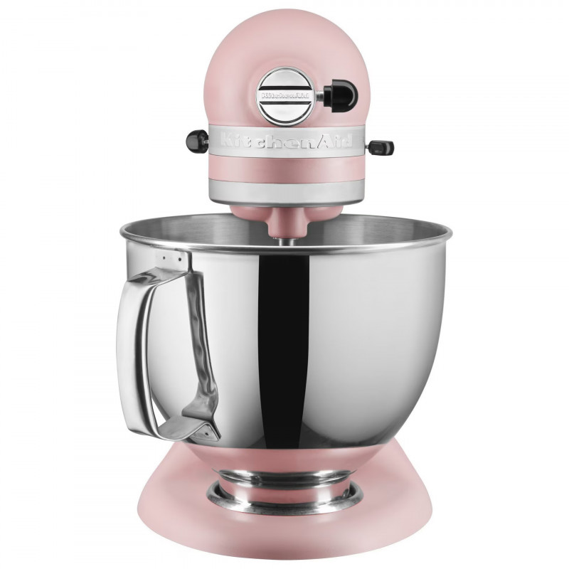 Mixer planetar KitchenAid Artisan Elegance 5KSM175PSEDR, 300 W, 4.8 l, Acționare directă, 10 viteze, Roz