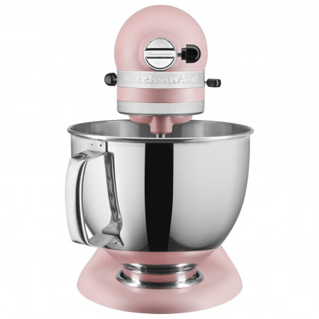 Mixer planetar KitchenAid Artisan Elegance 5KSM175PSEDR, 300 W, 4.8 l, Acționare directă, 10 viteze, Roz