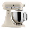 Mixer planetar KitchenAid Artisan Elegance 5KSM125EMH, 300W, 4.8 L, Actionare directă, 10 viteze, Beige