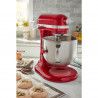 Mixer planetar KitchenAid Artisan 5KSM70SHXEER, 375 W, 6.6 L, 10 viteze, ridicare bol, roșu