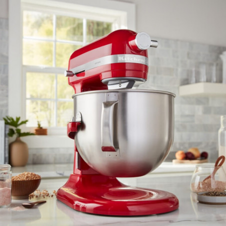 Mixer planetar KitchenAid Artisan 5KSM70SHXEER, 375 W, 6.6 L, 10 viteze, ridicare bol, roșu