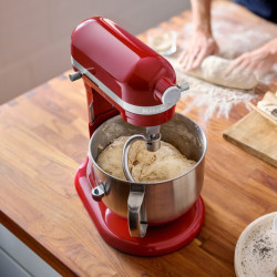 Mixer planetar KitchenAid Artisan 5KSM70SHXEER, 375 W, 6.6 L, 10 viteze, ridicare bol, roșu