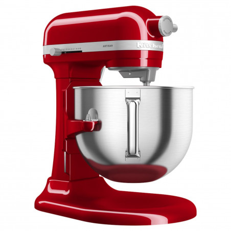 Mixer planetar KitchenAid Artisan 5KSM70SHXEER, 375 W, 6.6 L, 10 viteze, ridicare bol, roșu