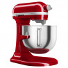 Mixer planetar KitchenAid Artisan 5KSM70SHXEER, 375 W, 6.6 L, 10 viteze, ridicare bol, roșu