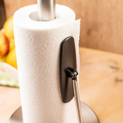 Suport pentru hârtie de bucătărie Kinghoff KH 1955, 36,5 cm, Oțel inoxidabil, Argint