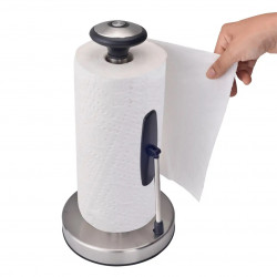 Suport pentru hârtie de bucătărie Kinghoff KH 1955, 36,5 cm, Oțel inoxidabil, Argint