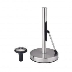 Suport pentru hârtie de bucătărie Kinghoff KH 1955, 36,5 cm, Oțel inoxidabil, Argint