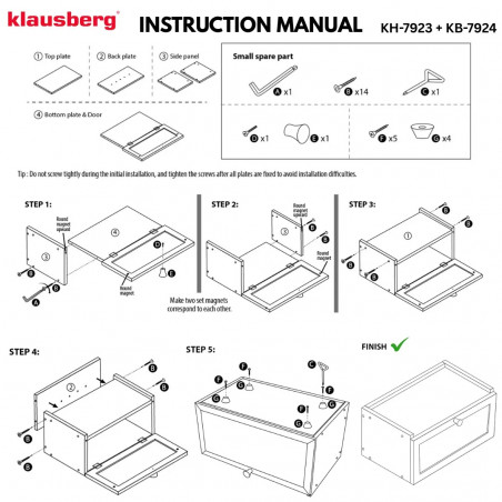 Cutie pentru paine Klausberg KB 7923, 35.5 cm, Fereastra acrilica, Bambus, Maro