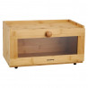 Cutie de pâine Klausberg KB 7924, 40 cm, Acrilic frontal, Bambus, Maro