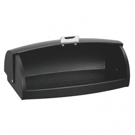 Cutie pentru paine Klausberg KB 7931, 45 cm, Maner ergonomic, Metal, Negru