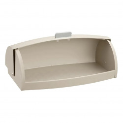 Cutie pentru paine Klausberg KB 7932, 45 cm, Maner ergonomic, Metal, Bej