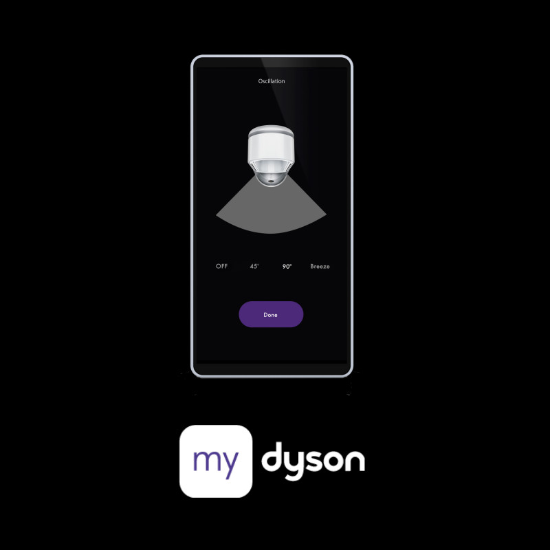 Purificator și răcitor de aer Dyson PC2 De-NOx TP12 Wh/Gd, 40W, 40 m2, 10 viteze, oscilație, HEPA, MyDyson™, Wi-Fi, LCD, inteligent, control vocal, mod automat, alb/dorat