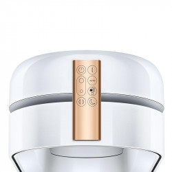 Purificator și răcitor de aer Dyson PC2 De-NOx TP12 Wh/Gd, 40W, 40 m2, 10 viteze, oscilație, HEPA, MyDyson™, Wi-Fi, LCD, inteligent, control vocal, mod automat, alb/dorat