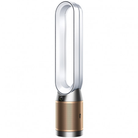 Purificator și răcitor de aer Dyson Cool Formaldehyde™ TP09, 40W, 40 m2, 10 viteze, oscilație, HEPA, Wi-Fi, LCD, control vocal, alb/dorat