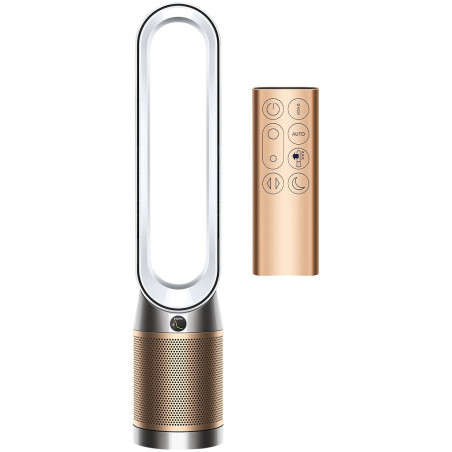 Purificator și răcitor de aer Dyson Cool Formaldehyde™ TP09, 40W, 40 m2, 10 viteze, oscilație, HEPA, Wi-Fi, LCD, control vocal, alb/dorat