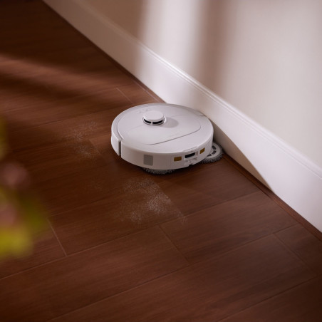Aspirator robot Roborock QR 598, 8000 Pa, 5200 mAh, 60W, 3D mapping, Statie de incarcare, Autonomie 3 ore, Alb