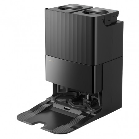 Robot aspirator Roborock QR 598, 8000 Pa, 5200 mAh, 60W, 3D mapping, Statie de incarcare, Autonomie 3 ore, Negru