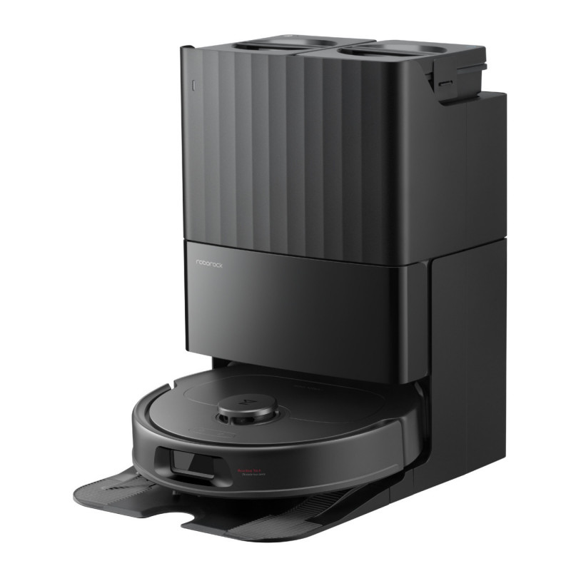 Robot aspirator Roborock QR 598, 8000 Pa, 5200 mAh, 60W, 3D mapping, Statie de incarcare, Autonomie 3 ore, Negru