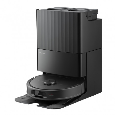 Robot aspirator Roborock QR 598, 8000 Pa, 5200 mAh, 60W, 3D mapping, Statie de incarcare, Autonomie 3 ore, Negru