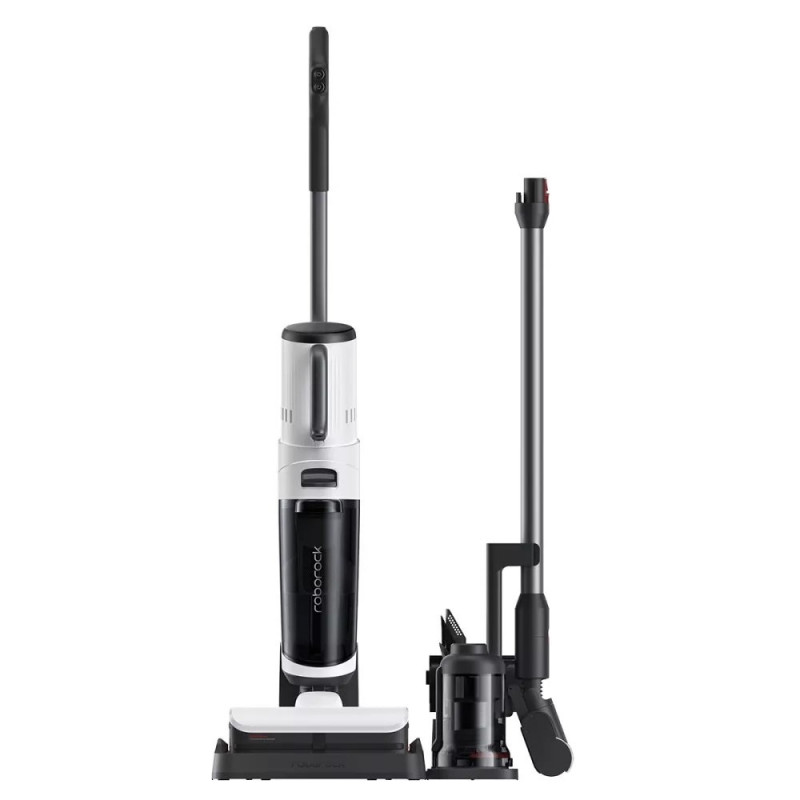 Aspirator vertical 5in1 Roborock Dyad Pro Combo R300002, 17000 Pa, 300 m2, 0.46 l, 4 moduri, Auto-curățare,, Autonomie până la 60 min, Alb