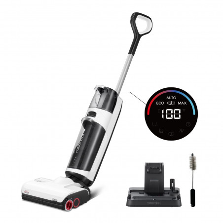 Aspirator vertical 5in1 Roborock Dyad Pro Combo R300002, 17000 Pa, 300 m2, 0.46 l, 4 moduri, Auto-curățare,, Autonomie până la 60 min, Alb