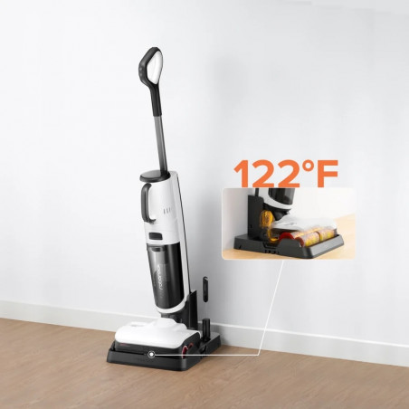 Aspirator vertical 5in1 Roborock Dyad Pro Combo R300002, 17000 Pa, 300 m2, 0.46 l, 4 moduri, Auto-curățare,, Autonomie până la 60 min, Alb