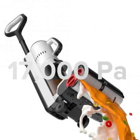 Aspirator vertical 5in1 Roborock Dyad Pro Combo R300002, 17000 Pa, 300 m2, 0.46 l, 4 moduri, Auto-curățare,, Autonomie până la 60 min, Alb