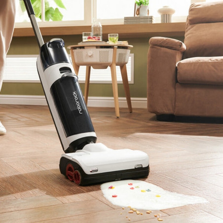 Aspirator vertical 5in1 Roborock Dyad Pro Combo R300002, 17000 Pa, 300 m2, 0.46 l, 4 moduri, Auto-curățare,, Autonomie până la 60 min, Alb