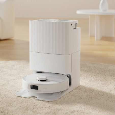 Aspirator robotizat Roborock Q Revo Max V, 7000Pa, 180 min, 300 m2, Dry/Mocro, Wi-Fi, PreciSense® LiDAR + Reactive AI, Asistent vocal, alb