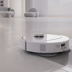 Aspirator robotizat Roborock Q Revo Max V, 7000Pa, 180 min, 300 m2, Dry/Mocro, Wi-Fi, PreciSense® LiDAR + Reactive AI, Asistent vocal, alb