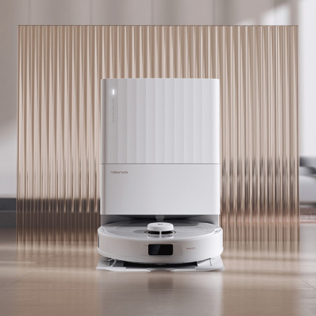 Aspirator robotizat Roborock Q Revo Max V, 7000Pa, 180 min, 300 m2, Dry/Mocro, Wi-Fi, PreciSense® LiDAR + Reactive AI, Asistent vocal, alb