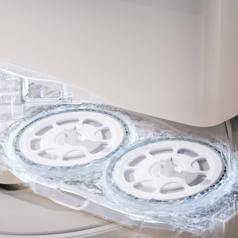 Aspirator robotizat Roborock Q Revo Max V, 7000Pa, 180 min, 300 m2, Dry/Mocro, Wi-Fi, PreciSense® LiDAR + Reactive AI, Asistent vocal, alb