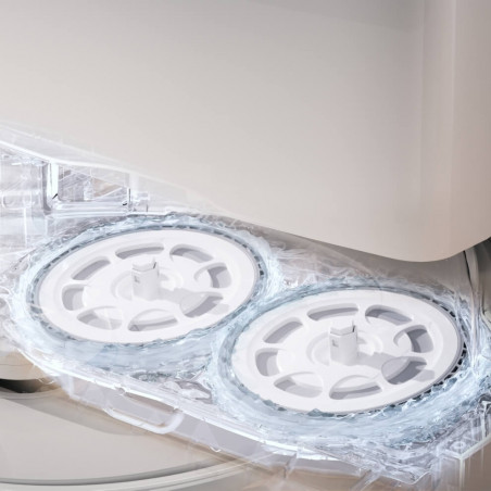 Aspirator robotizat Roborock Q Revo Max V, 7000Pa, 180 min, 300 m2, Dry/Mocro, Wi-Fi, PreciSense® LiDAR + Reactive AI, Asistent vocal, alb