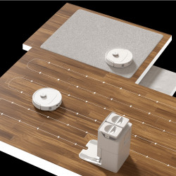 Aspirator robotizat Roborock Q Revo Max V, 7000Pa, 180 min, 300 m2, Dry/Mocro, Wi-Fi, PreciSense® LiDAR + Reactive AI, Asistent vocal, alb
