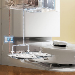 Aspirator robotizat Roborock Q Revo Max V, 7000Pa, 180 min, 300 m2, Dry/Mocro, Wi-Fi, PreciSense® LiDAR + Reactive AI, Asistent vocal, alb