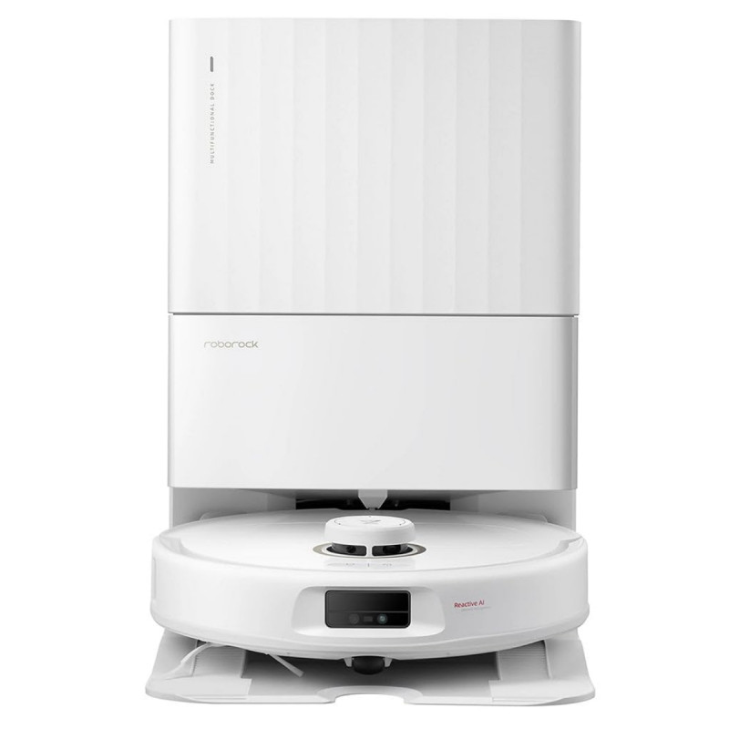 Aspirator robotizat Roborock Q Revo Max V, 7000Pa, 180 min, 300 m2, Dry/Mocro, Wi-Fi, PreciSense® LiDAR + Reactive AI, Asistent vocal, alb