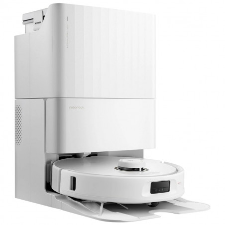 Aspirator robotizat Roborock Q Revo Max V, 7000Pa, 180 min, 300 m2, Dry/Mocro, Wi-Fi, PreciSense® LiDAR + Reactive AI, Asistent vocal, alb