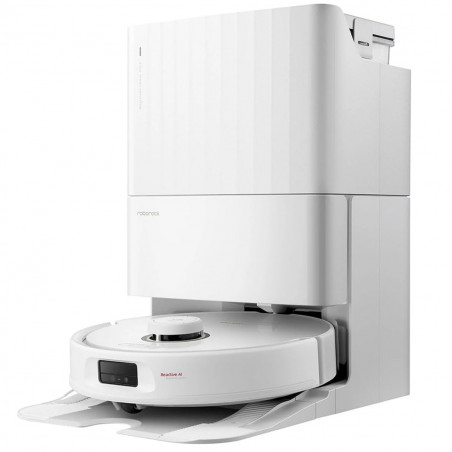 Aspirator robotizat Roborock Q Revo Max V, 7000Pa, 180 min, 300 m2, Dry/Mocro, Wi-Fi, PreciSense® LiDAR + Reactive AI, Asistent vocal, alb