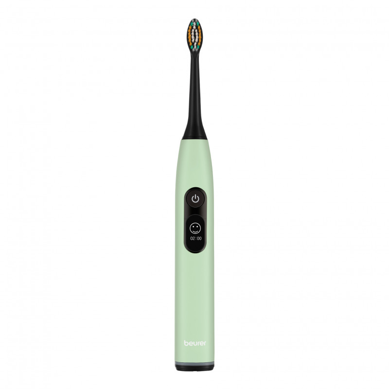 Periuta de dinti electrica sonica Beurer SC 50, 80000 rpm, 5 moduri, Timer, Autonomie 22 zile, Afisaj LED, Tip-C + Placa magnetica, Verde
