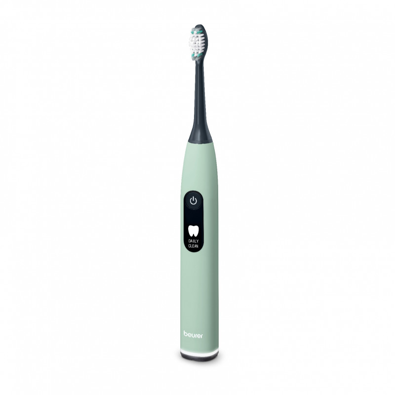 Periuta de dinti electrica sonica Beurer SC 50, 80000 rpm, 5 moduri, Timer, Autonomie 22 zile, Afisaj LED, Tip-C + Placa magnetica, Verde