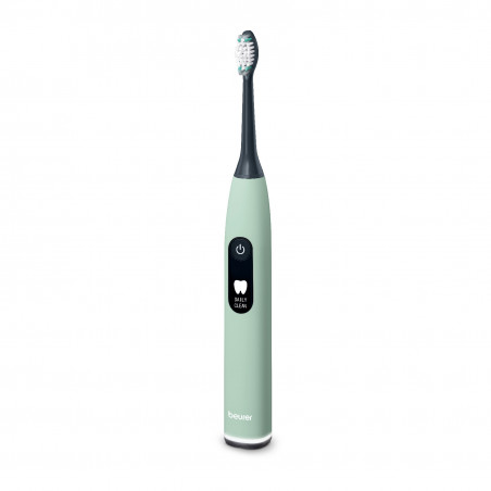 Periuta de dinti electrica sonica Beurer SC 50, 80000 rpm, 5 moduri, Timer, Autonomie 22 zile, Afisaj LED, Tip-C + Placa magnetica, Verde