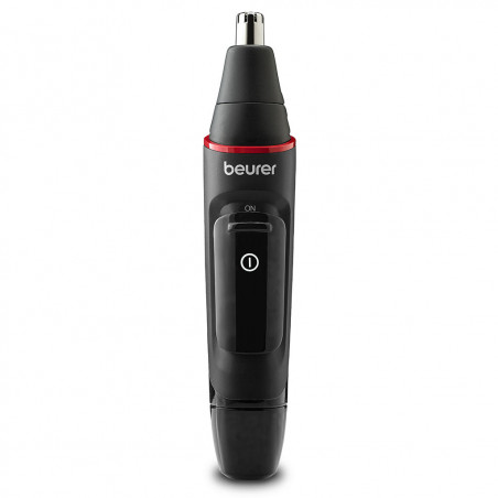 Aparat de tuns nas si urechi Beurer MN3X, lame Inox, 3 atasamente, 3 lungimi, IPX4, Negru