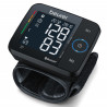 Monitor de tensiune arteriala Beurer BC 54, Incheietura 13,5-21,5 cm, Compatibilitate Android Si iOS, Bluetooth, Indicator de risc, Aritmie, LCD, Negru