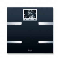 Beurer BF 720 BT, Până la 180 kg, 8 funcții, Memorie, LCD, Cifre mari, Start rapid, Recunoaștere automată a utilizatorului, Negru