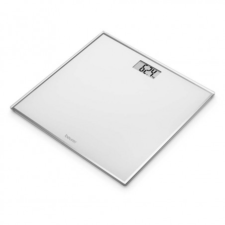 Beurer GS 120 Kompakt, Până la 150 kg, LCD, Pornit/oprit automat, Cifre mari, Afișaj în așteptare, Alb