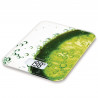 Cântar de bucătărie Beurer KS 19 Fresh, Până la 5 kg, Tare, Control tactil, LCD, Sticlă, Ultra-subțire, Verde