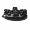 Aparat de masaj Beurer MG 24, 12W, încălzire, vibrații, 3 atașamente, 2 trepte, LED, negru